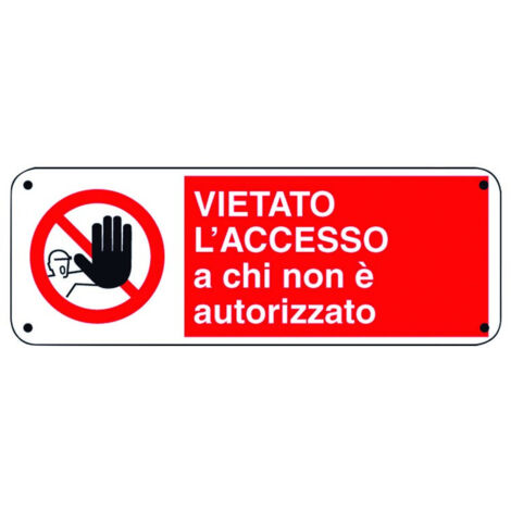 Cartello divieto accesso