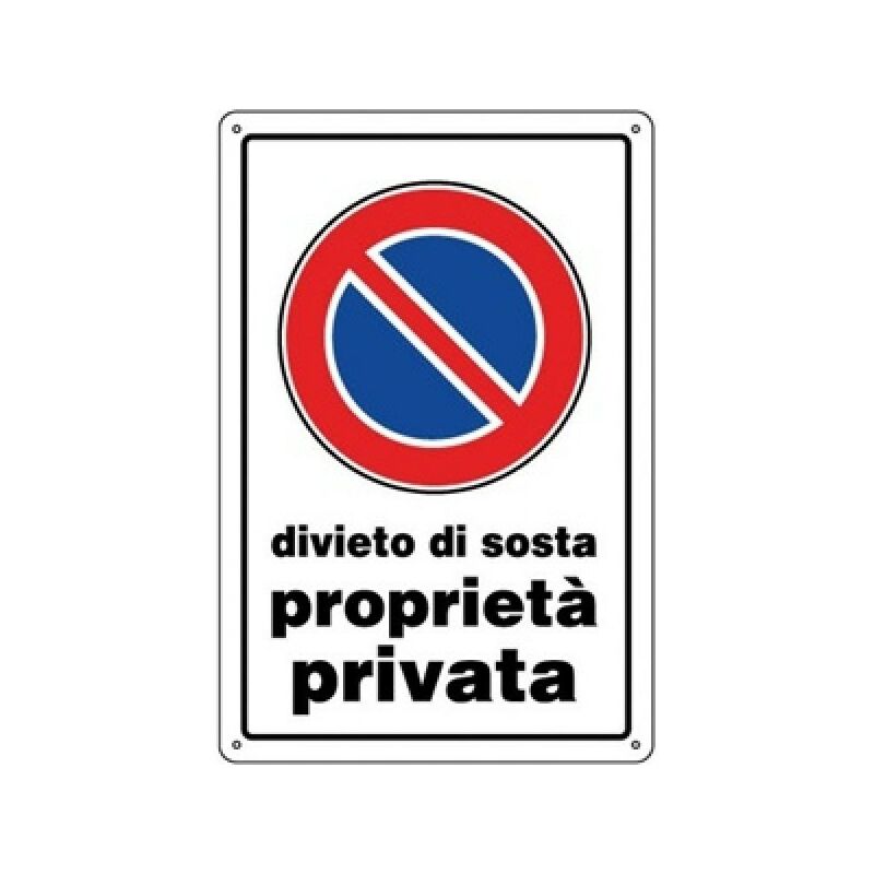 Image of Cartello divieto sosta/proprieta' privata