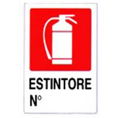 Cartello estintore cm 20X30