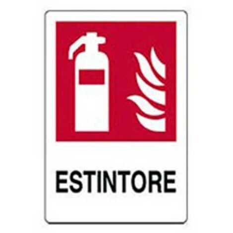 Cartello estintore cm 20X30