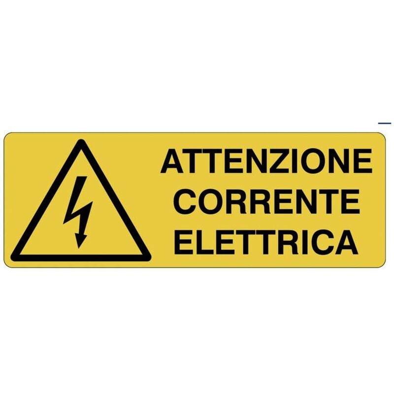 Image of Cartello in alluminio Cartelli Segnalatori corrente elettrica 17-43-k