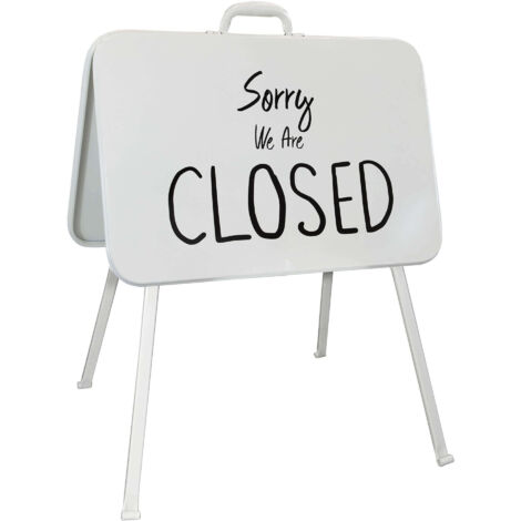 CARTELLO IN FERRO OPEN / CLOSED PIERRE