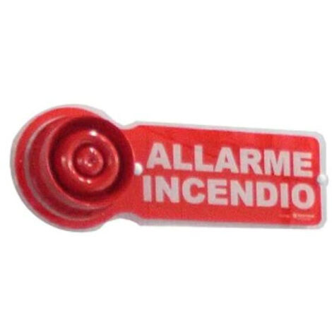 Cartello Indicatore Sirena Allarme Antincendio ( NOTIFIER cod. PLEX-VAD )