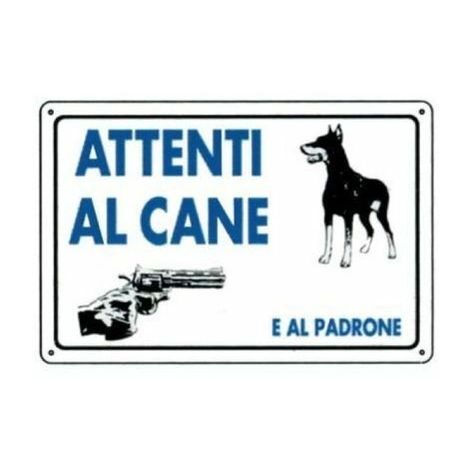 Attenzione Cane, Vettore Segnale Illustrazione Vettoriale - Illustrazione di obbligazione