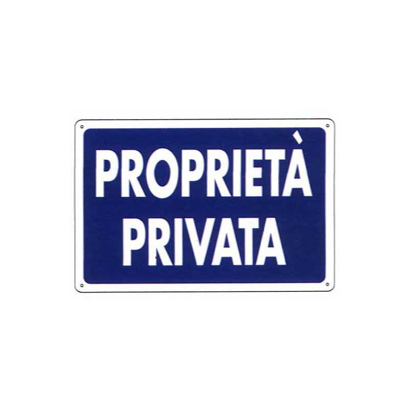 Image of Machieraldo - Cartello Proprieta' Privata 30X 20 Plastica