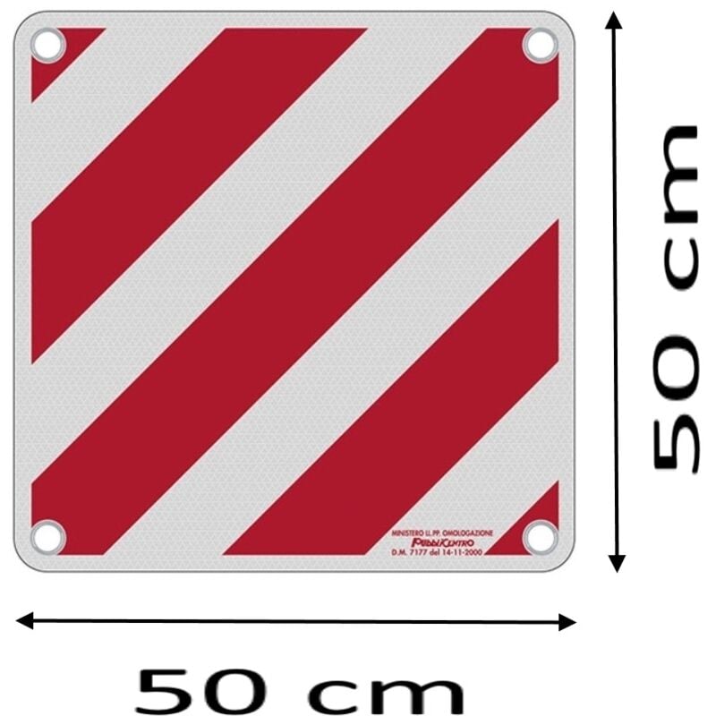 Cartello Carico Sporgente All. 50x50 Omolog Pz 1,0