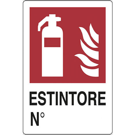 CARTELLO SEGNALETICA ESTINTORE antincendio - EUROSIGNALS