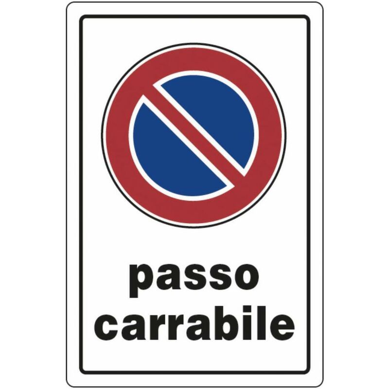 Image of Cartello segnaletica linea privata 30x20 in plastica 94763