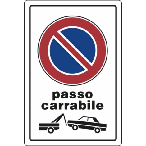 Cartello segnaletica privata  30x20
