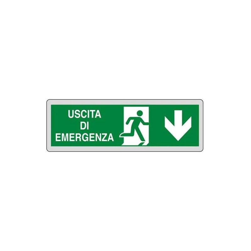 Cartello Uscita Di Emergenza 30x20