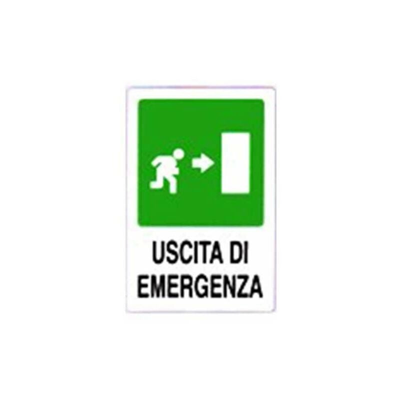 Image of Cartello uscita di emergenza a destra