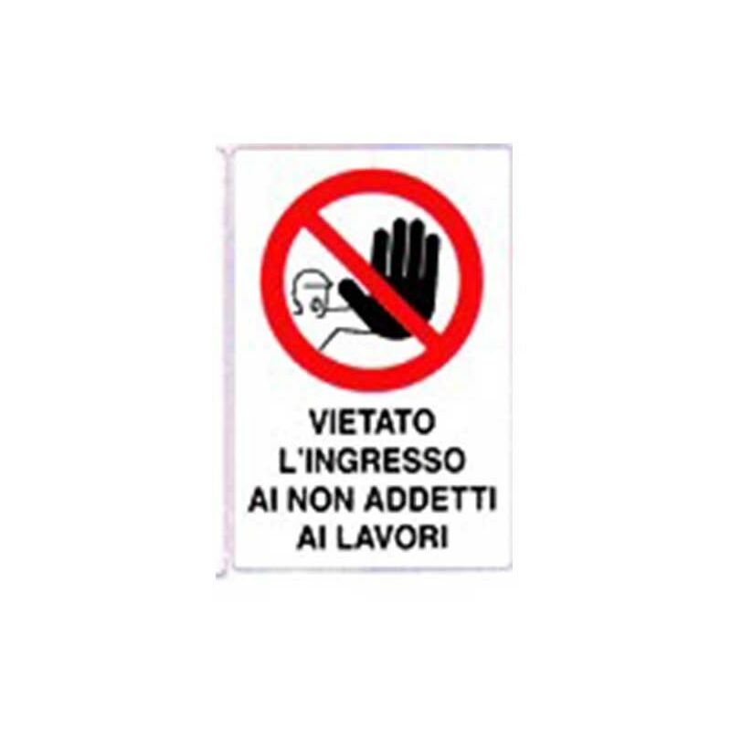 Image of Cartello vietato l'ingresso ai non addetti ai lavori