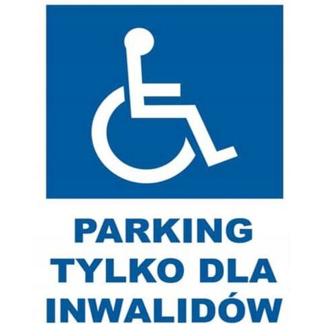 Cartello ZI-41 PARCHEGGIO SOLO PER DISABILI
