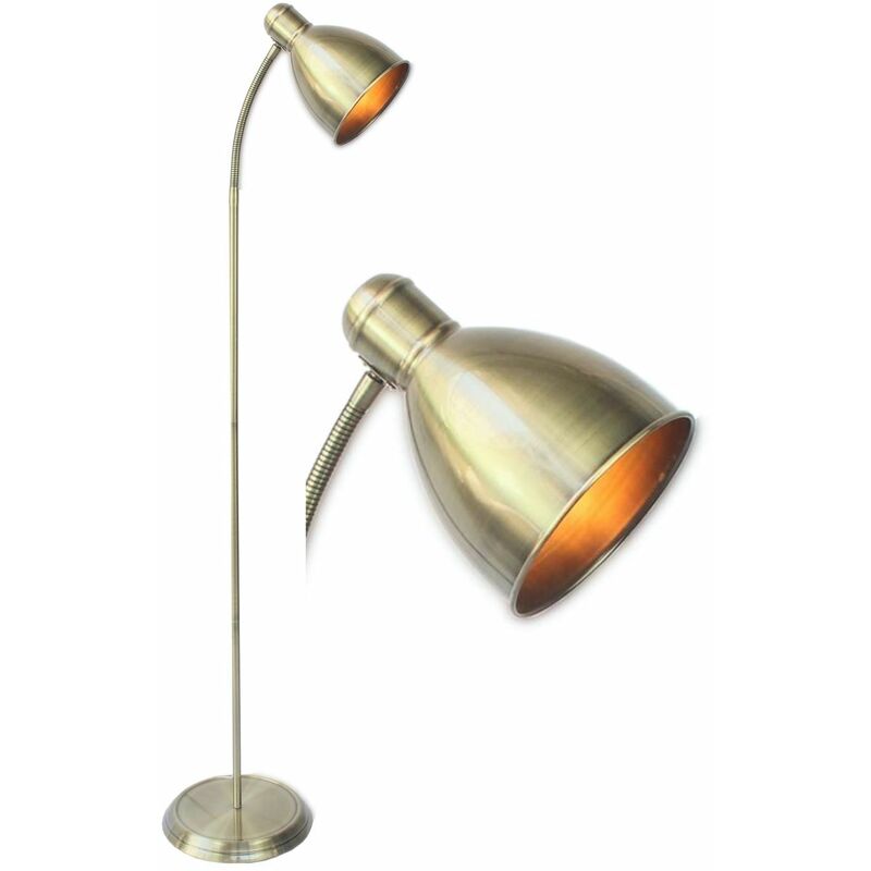Carter - Antique Brass Floor Lamp