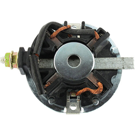 carter arrière de démarreur avec charbons et bague adaptable kohler - tecumseh pour moteurs ohv110, ohv125 et ohv130. remplace o
