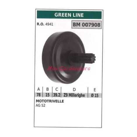 Cárter de embrague GREEN LINE desbrozadora AG 52 007908