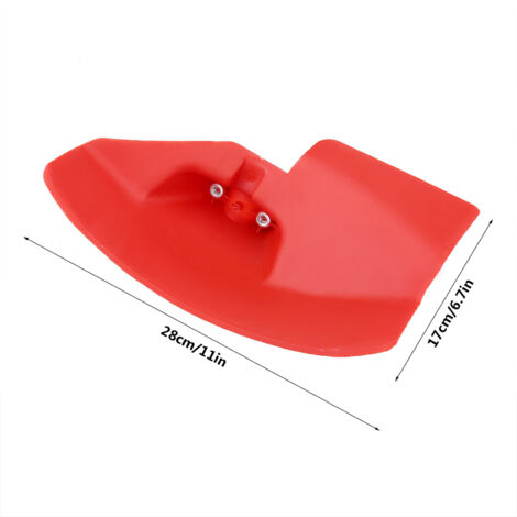 Carter de Protection pour débroussailleuse, Aisxx Carter de Protection en Plastique pour 24 26 28mm Dia. Débroussailleuse