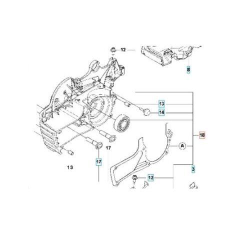 CARTER DEL MOTOR 597960803 ORIGINAL HUSQVARNA