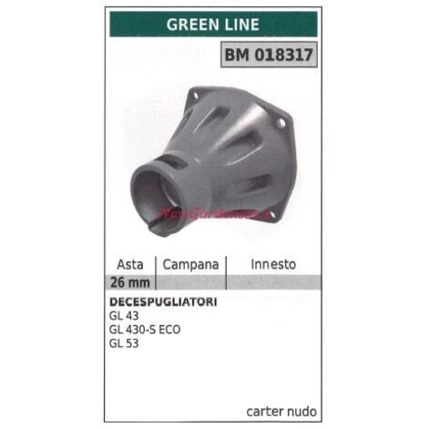 Carter d'embrayage débroussailleuse GREENLINE GL 43 430-s eco 018317