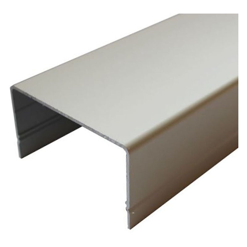 Carter d'habillage slid'up wineo en aluminium blanc - 800 mm