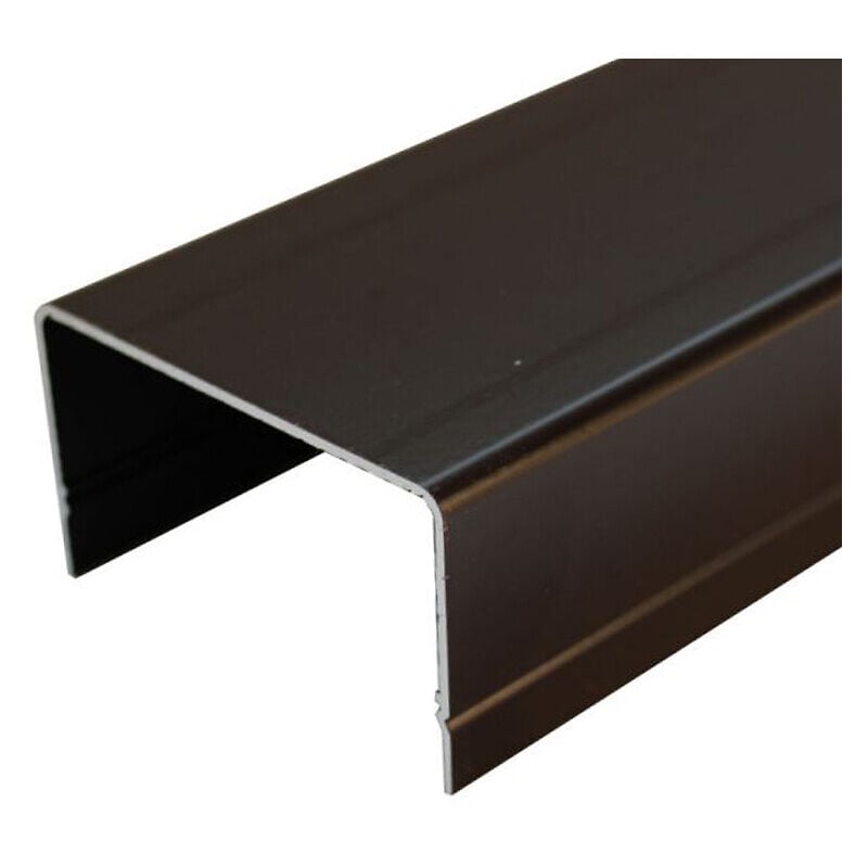 Carter d'habillage slid'up wineo en aluminium brun - 1500 mm