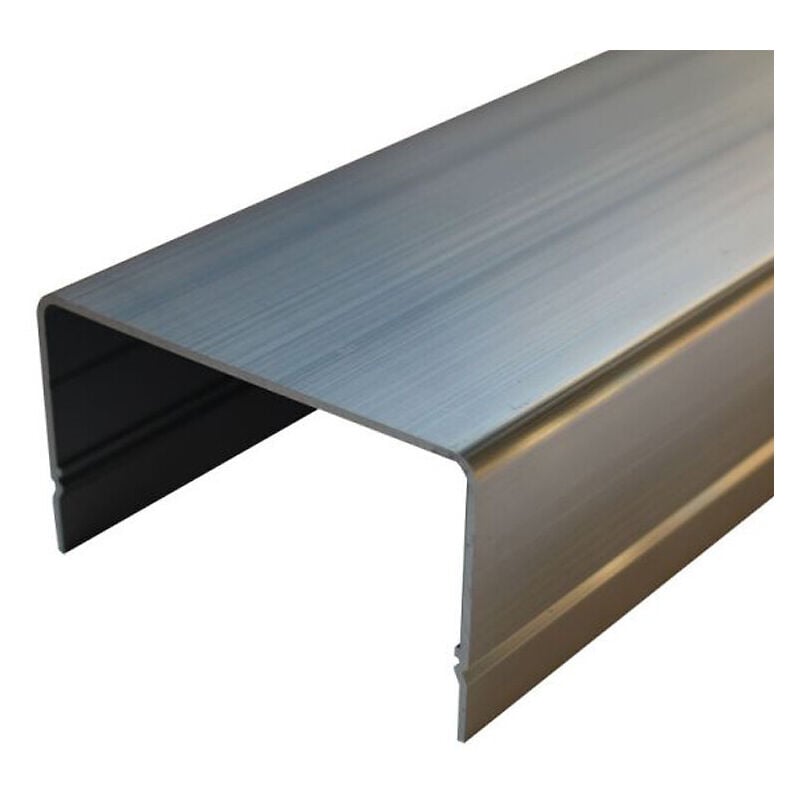 Carter d'habillage slid'up wineo en aluminium brut - 1500 mm