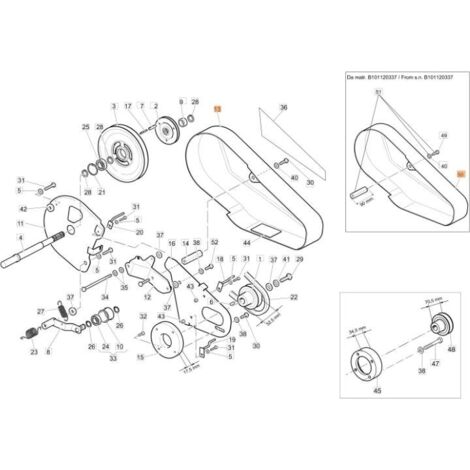 CARTER MOTEUR EMAK ORIGINAL 68650020B