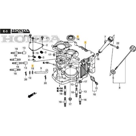 CARTER MOTEUR ORIGINAL STIGA - 118551711/0
