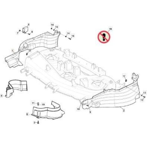 CARTER MOTEUR PLAT DROIT MTRHE118 SD (EXT MOA) ORIGINE STIGA - 325060189/1