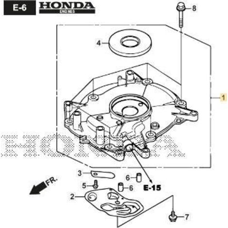 CARTER MOTEUR SUPÉRIEUR ORIGINAL STIGA - 118551717/0