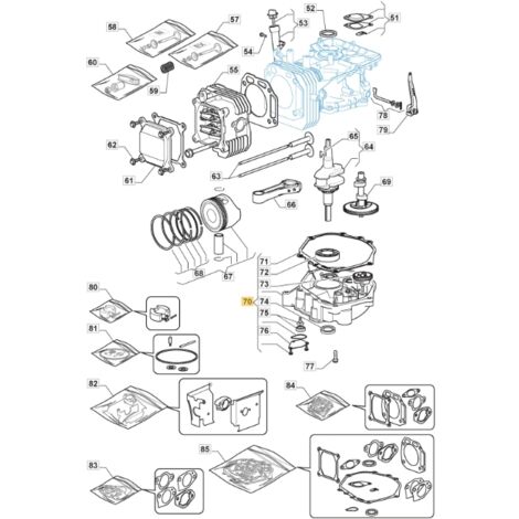 Carter moteur TRE0701 ORIGINAL STIGA tracteur de pelouse 118550445/0