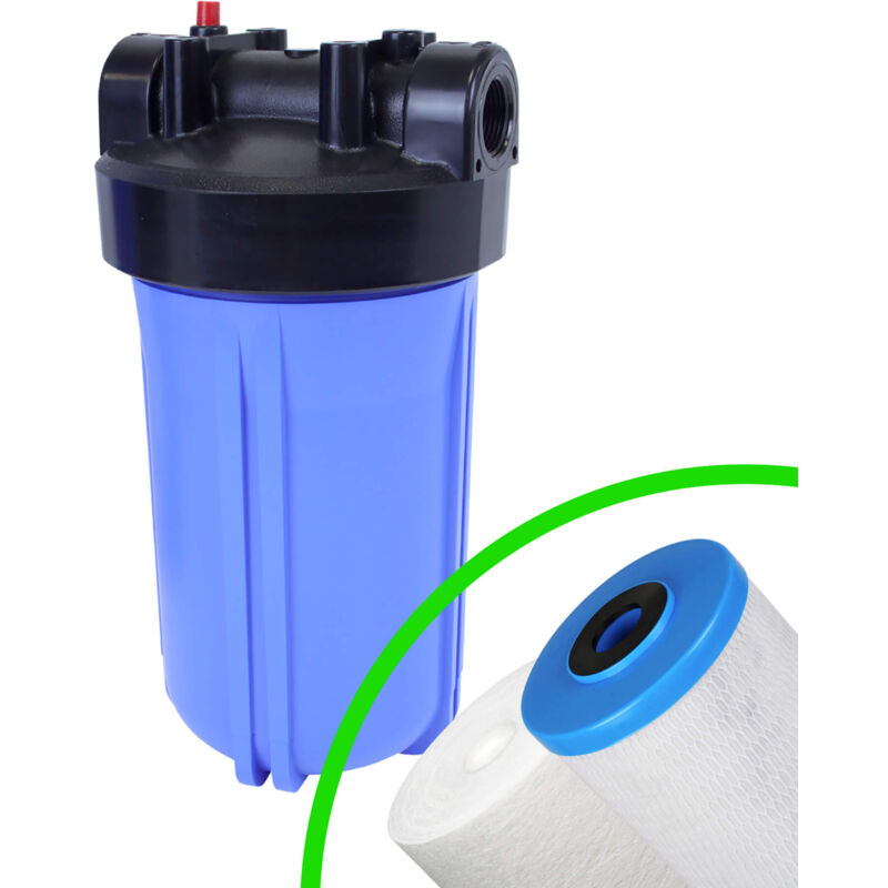 Crystal Filter - Carter porte filtre FHPP-10BB Big Blue 10'' entrée/sortie 1'' femelle ®