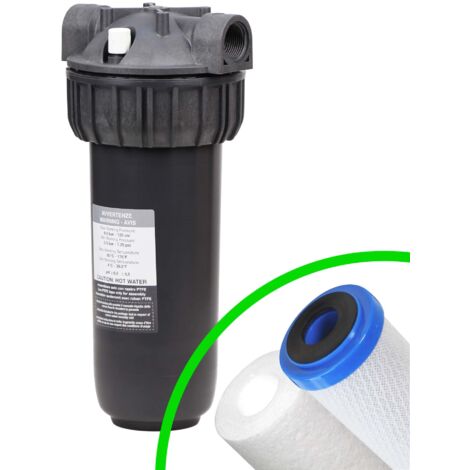 Carter porte filtre Eau chaude 80°C PSX entrée/sortie 3/4'' femelle