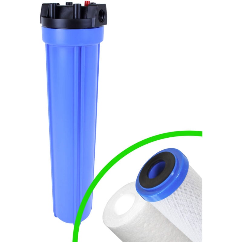 Crystal Filter - Carter porte filtre FHPP-20 - 20'' entrée sortie 3/4'' ®