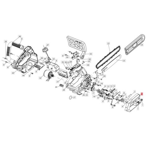 Carter tendicatena motosega THCS22-07 ORIGINALE BLUEBIRD 3130805230000