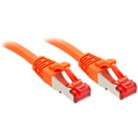 Cartes réseau et adaptateurs LINDY Cat.6 S/FTP Cable orange 0.3m Patchcable
