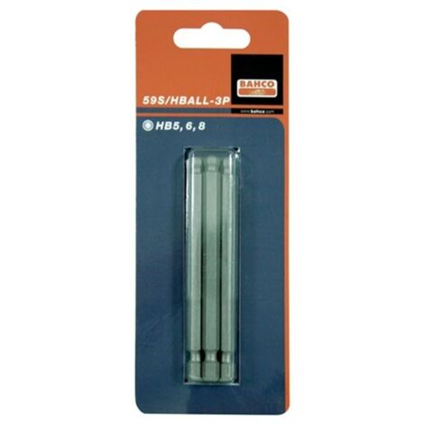 CARTON 2 PUNTAS 1/4 HEX BOLA 6 80-100MM - BAHCO