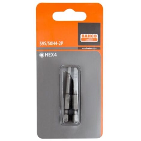 CARTON 2 PUNTAS 1/4 HEX8 50MM - BAHCO