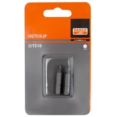 CARTON 2 PUNTAS TORX T27 35 MM 5/16 - BAHCO