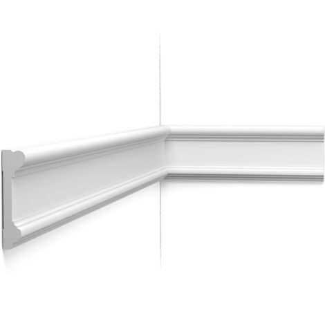 Carton complet de 36,80 mètres de cimaises DX121-2300 - 230x9,4x2,3 cm - ORAC DECOR