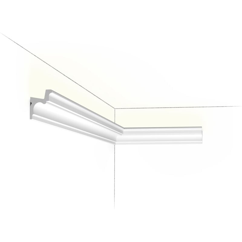 C323 autoire corniche pour éclairage indirect Orac Decor - 5,5x4,2x200cm (h x p x l) - moulure décorative polyuréthane Carton complet