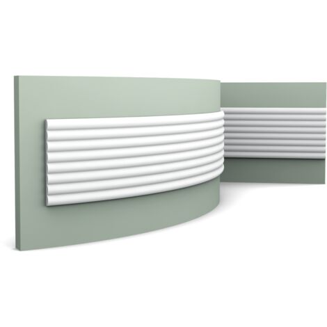 Carton complet de 8 panneaux Muraux 3D Flexible à motifs répétitifs W110F - L200 x H25 x L1.6 cm - ORAC DECOR