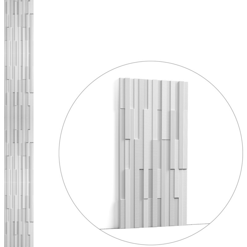 W216 MATRIX Panneau Revêtement Mural Décoratif 3d 2 A l'unité