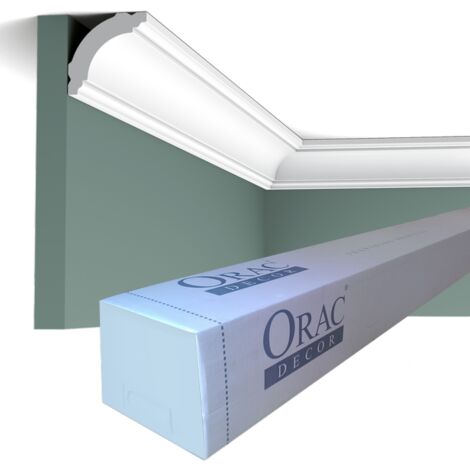 Carton complet de 90m CB510 Corniches plafond Orac Decor - 4x4x200cm (h x p x L) - polystyrène