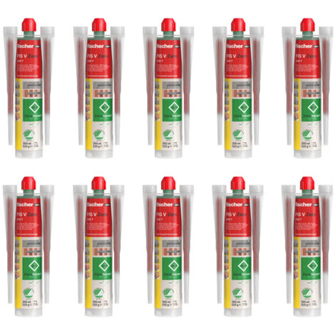Carton de 10 cartouches de Résine FIS V Zero 300 T Mortier vinylester universel 300 ml - Fischer