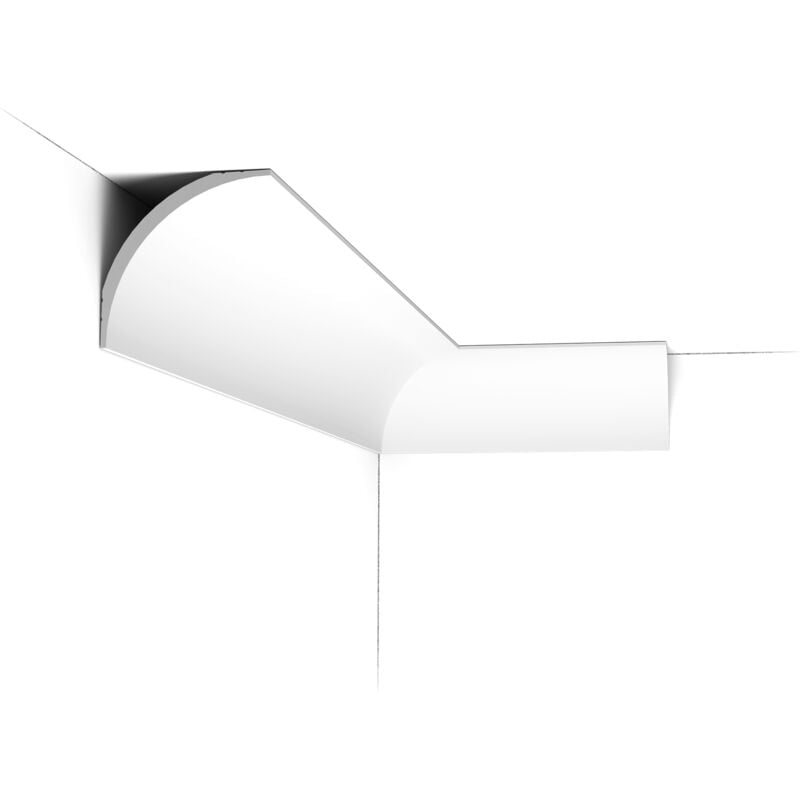 CX126 Corniche Plafond Orac Decor - 9x9x200cm (h x p x l) - moulure décorative polymère Pack 2 pièces