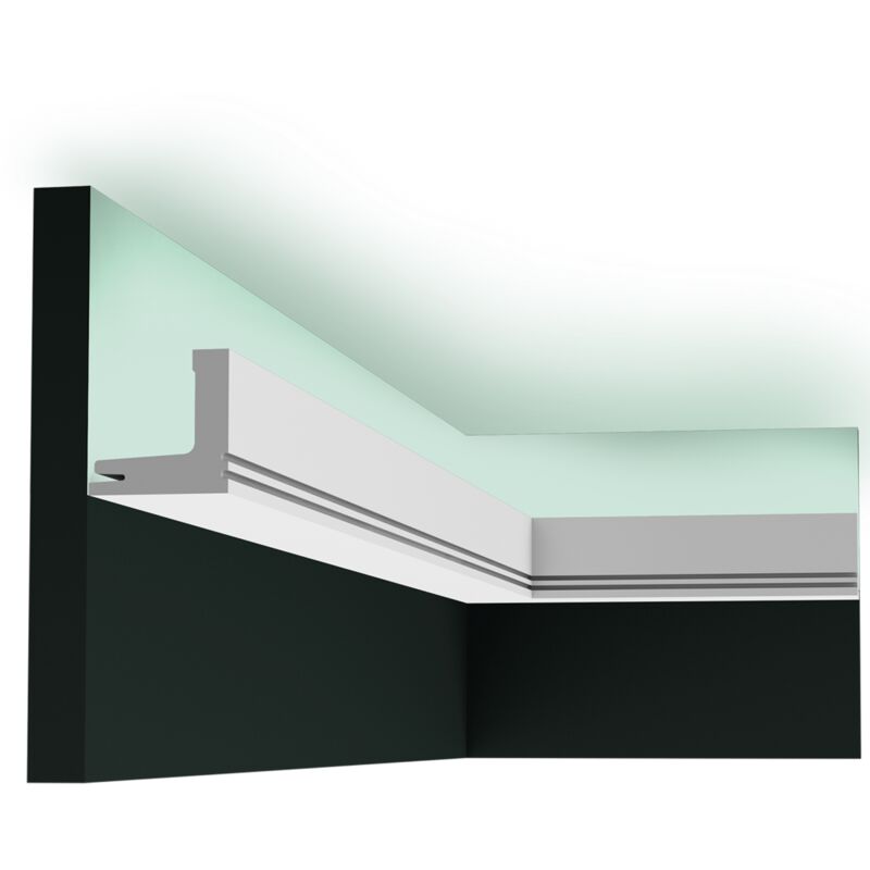 C361 Corniche Eclairage Indirect Polyuréthane Orac Decor Luxxus - 5x5cm (h x p) a l unité