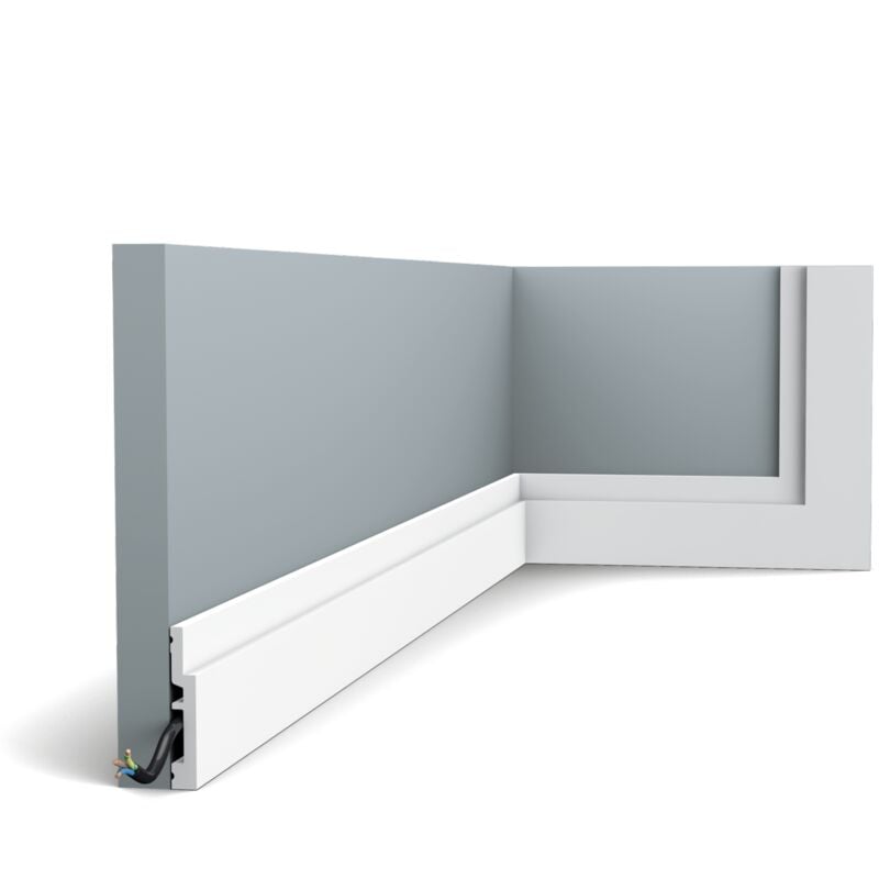 SX187 Plinthe Orac Decor - 7,5x1,2x200cm (h x p x l) - plinthe décorative polymère a l unité