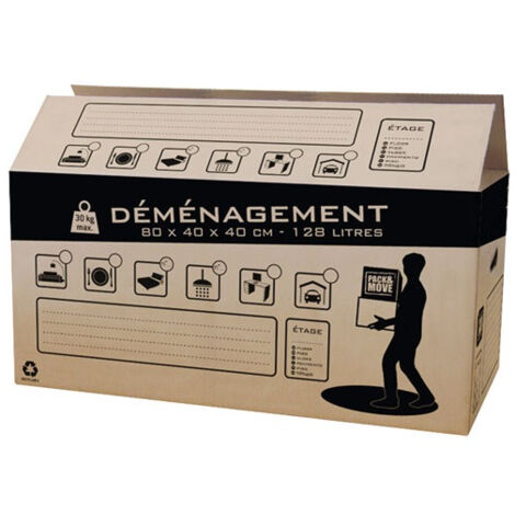Carton Déménagement 128l - Pack & Move