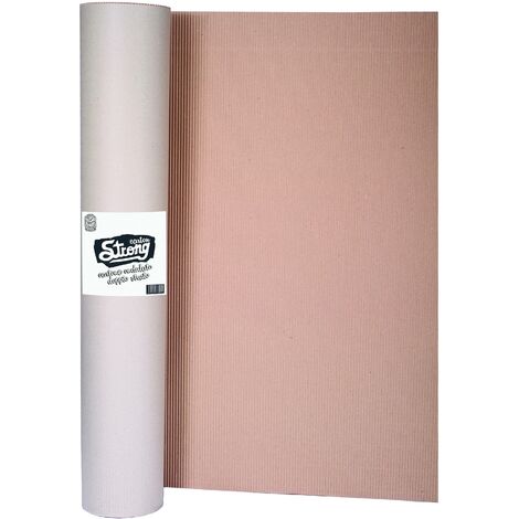 Rouleau de protection sol en carton ondulé GoodHome 0,6 m x 12m